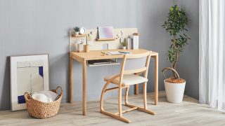 カリモク × ベネッセ 【学習机セット:① 机 】集中できる環境を考えた 学習机 Karimoku×Benesse】カリモク×ベネッセ 学習机/学びデスク&チェア